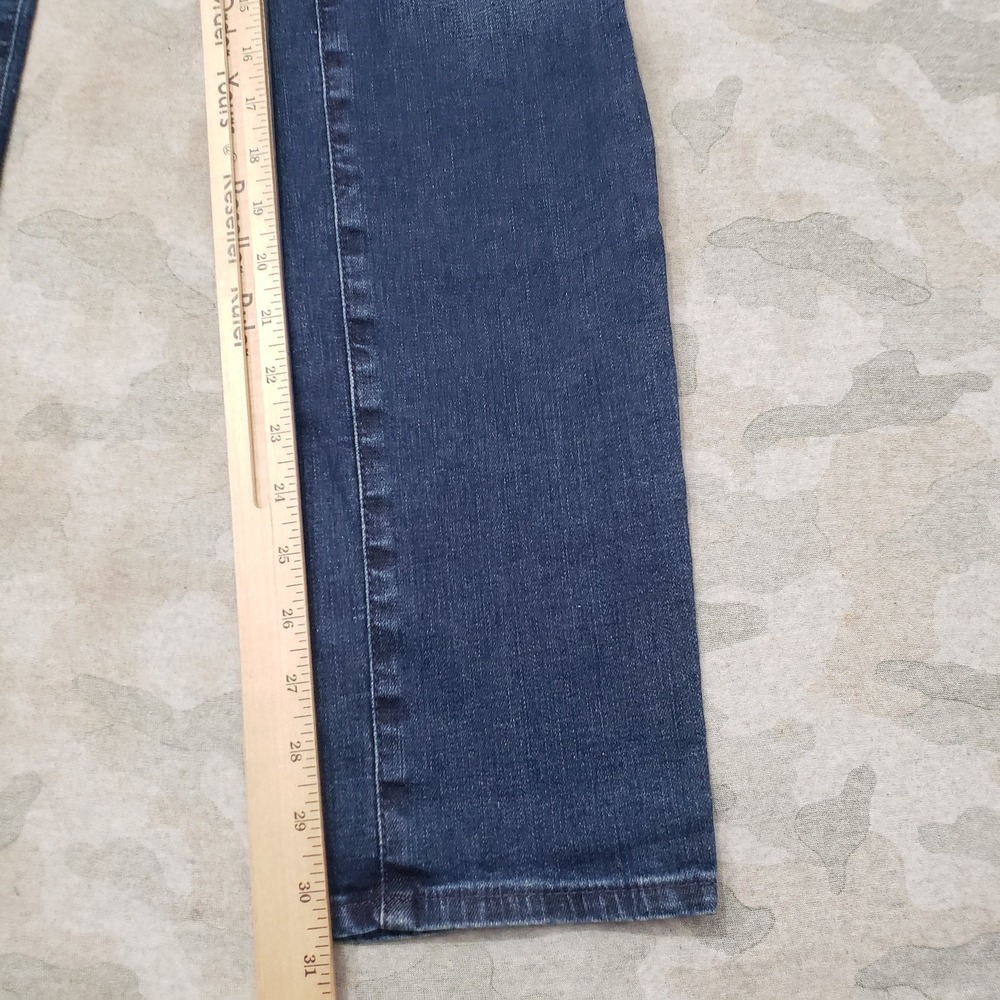 AG Adriano Goldschmied Jeans Womens 28R Blue The Stevie Straight Denim Medium - Picture 4 of 10